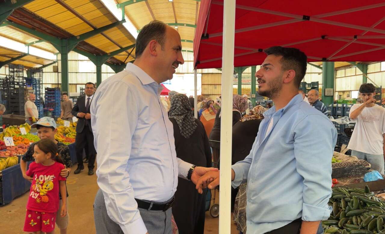 Başkan Altay Konya’da pazara çıktı 10